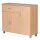 Sideboard SETE Buche mit 1 Schublade & 3 Türen 90 x 75 x 30 cm, Design Kommode aus Holz, Anrichte Flur-Schrank mit Griffen