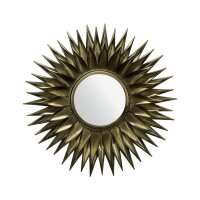 Wandspiegel Sonne 74 cm Metall Design H&auml;ngespiegel...