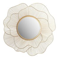 Wandspiegel Rose 77 cm Metall Design H&auml;ngespiegel...