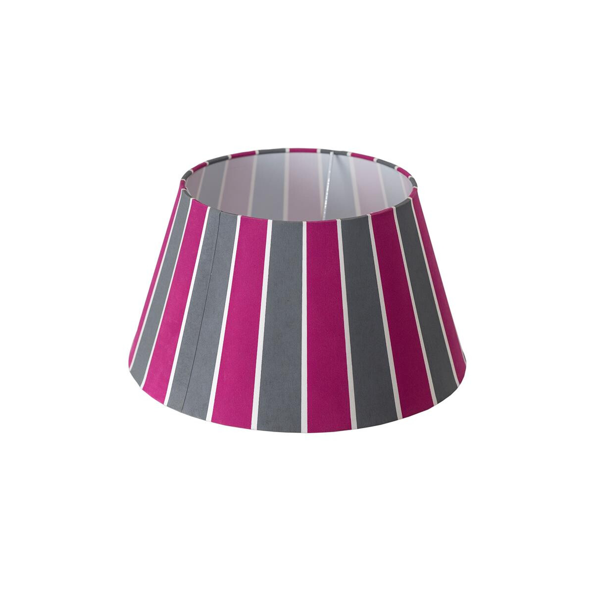 Leuchtenschirm Lampenschirm Schirm SToff E27 rund offen Pink