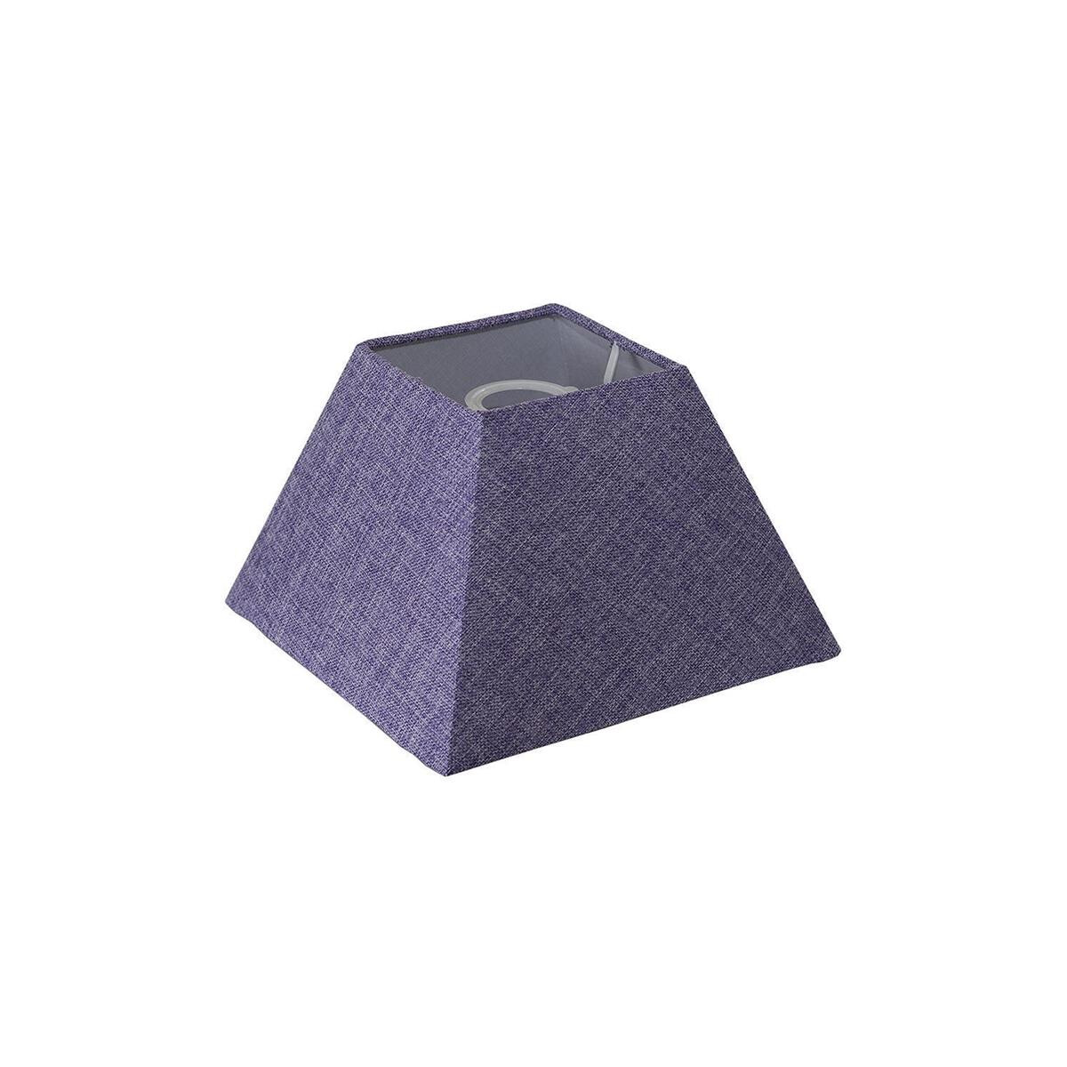 Leuchtenschirm Lampenschirm Freestyle Eckig Natur violett &O