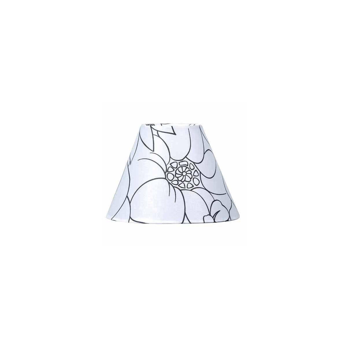 Leuchtenschirm Lampenschirm Freestyle Rund Natur weiss &Osla