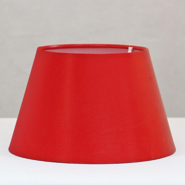 Leuchtenschirm Lampenschirm Freestyle Rund offen Pepp rot Ø 15 cm bis Ø 55 cm