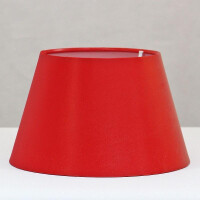 Leuchtenschirm Lampenschirm Freestyle Rund offen Pepp rot Ø 15 cm bis Ø 55 cm
