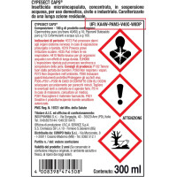 COMPO Cypesect Caps, Langzeitinsektizid, bis zu 4 Wochen gegen alle Arten von Mücken, Fliegen, Kakerlaken, Bettwanzen, 300 ml