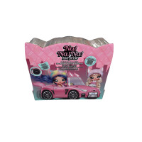 Na! Na! Na! SurpriseSoft Plüsch-Cabriolet - rosa Puppenfahrzeug im Katzen Design - passend für alle Na! Na! Na! SurprisePuppen - ab 3 Jahren - -Auto für Mädchen