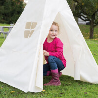 B-Ware roba Spielzelt, Indianerzelt Tipi, Kinderspielzelt aus Stoff, inkl. Tasche