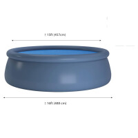 Solar Poolabdeckung 4,57 m