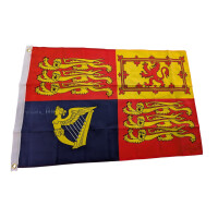 Flagge  britische Königsflagge - 90x60 cm - Britische Fahne 100% Polyester mit Messing-Ösen - 50g