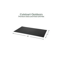 Cuisinart Premium Grillmatte 165 x 89 cm Terrassenmatte BBQ Grill Schutzmatte PVC