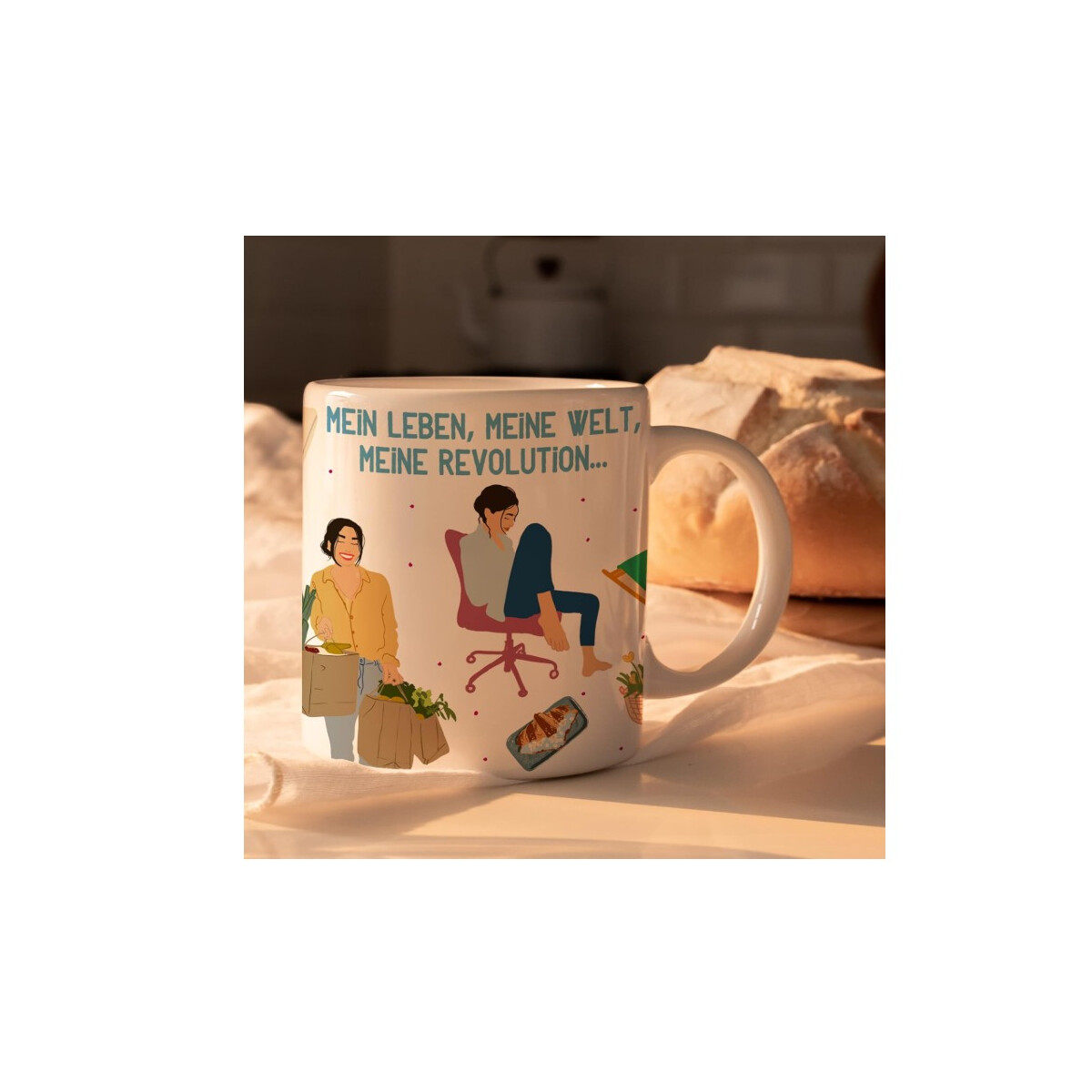 HappyMots Originelle Mug aus hochwertiger Keramik Frühs