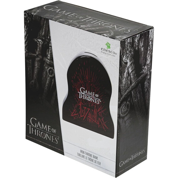 Game Of Thrones Collection Keramik-Spardose aus Eisen-Thron 16L x 5,2B x 19,1Hcm
