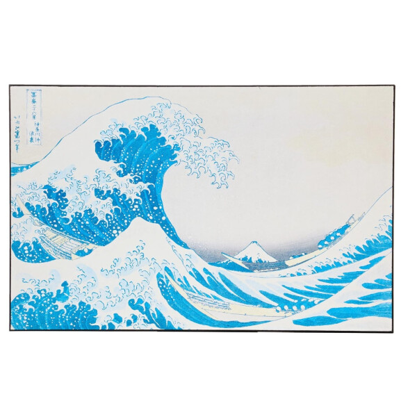 Artopweb ZA15990 HOKUSAI The Great Wave of Kanagawa Decorative Panel, Wood MDF, Multicolour, 75x50 C