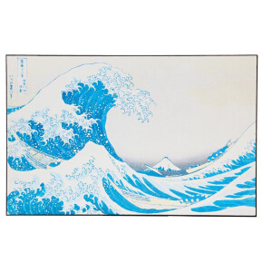Artopweb ZA15990 HOKUSAI The Great Wave of Kanagawa Decorative Panel, Wood MDF, Multicolour, 75x50 C