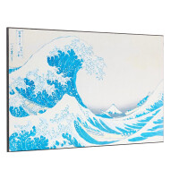 Artopweb ZA15990 HOKUSAI The Great Wave of Kanagawa Decorative Panel, Wood MDF, Multicolour, 75x50 C