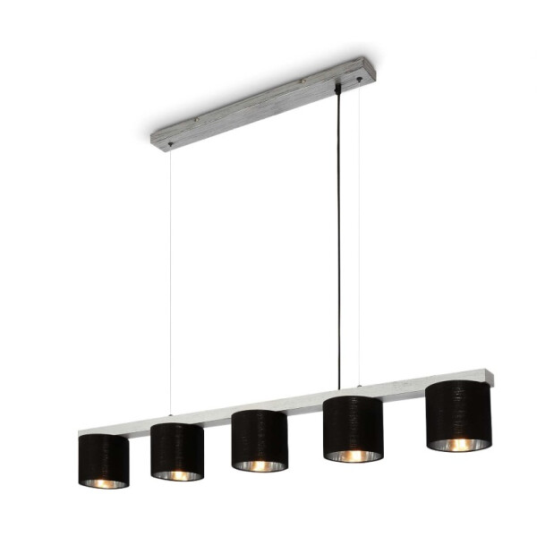Pendelleuchte mit Lampenschirm aus Stoff, E14 Fassung, max. 25 Watt