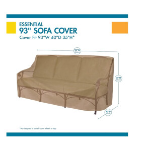Duck Covers Essential Wasserabweisender Sofabezug für Terrassenbank, 230 cm
