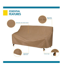 Duck Covers Essential Wasserabweisender Sofabezug für Terrassenbank, 230 cm