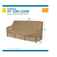 Duck Covers Essential Wasserabweisender Sofabezug für Terrassenbank, 230 cm