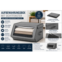 Whitmor Stapelbare Fensterbox, Kreuzschraffur, Grau