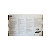 Xavax Induktionsadapterplatte, 23,5 cm (Adapter für Induktionskochfelder, z.B. für Töpfe, Bräter, Espressokocher) Universal Induktionsadapter, Induktion Adapterplatte, Silber