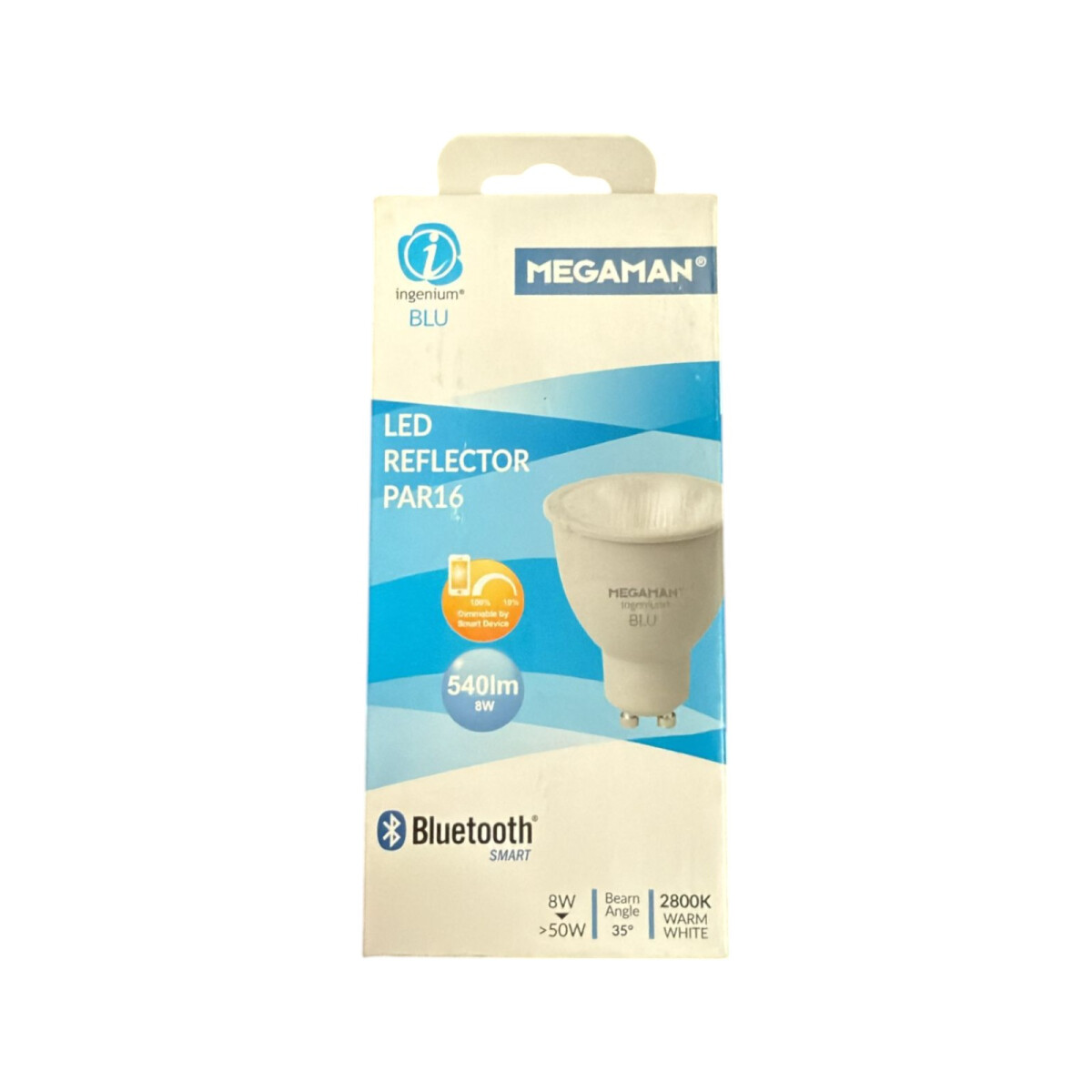 Megaman 8W GU10 2800K Warmweiß Bluetooth LED-Glüh