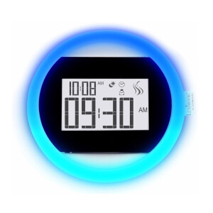 Lexibook by Sensorwake Duftuhr, Entspanntes Licht, FM Radio, batteriebetriebenes oder USB-Kabel, weiß/schwarz, CS100