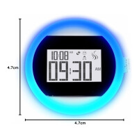 Lexibook by Sensorwake Duftuhr, Entspanntes Licht, FM Radio, batteriebetriebenes oder USB-Kabel, weiß/schwarz, CS100