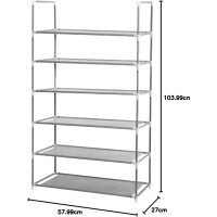 Regal Confortime Schuhschrank 6 Regale (104 X 58 x 27 cm)