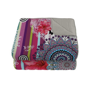 Italian Bed Linen Sommer Bettdecke KI-OSA, Mikrofaser, KIO LM04, 260x270 cm