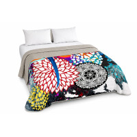 Italian Bed Linen Sommer Bettdecke KI-OSA, Mikrofaser, KIO LM01, 260x270 cm
