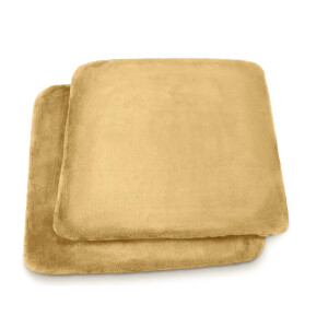 Amago - Kissenbezug 2er Set, Cashmere-Feeling, 50 x 50 cm - Sand