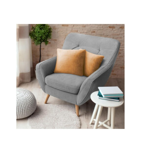 Amago - Kissenbezug 2er Set, Cashmere-Feeling, 50 x 50 cm - Sand