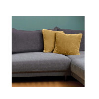 Amago - Kissenbezug 2er Set, Cashmere-Feeling, 50 x 50 cm - Sand