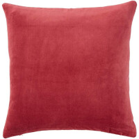 Ellos Kissenbezug Celina aus Samt, 50 x 50 cm, Rot