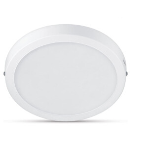 Philips LED Einbauspot Slim Surface  20W, warmweißes Licht (2700K), rund, Weiß