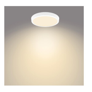 Philips LED Einbauspot Slim Surface  20W, warmweißes Licht (2700K), rund, Weiß