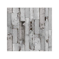 Klebefolie Steinwand Grau Steinoptik Grau 67,5 cm x 1,5 m, Stärke 95μ Selbstklebende Möbel-Folie, Dekofolie, Tapete, Küchenfolie