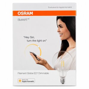 OSRAM SMART+ LED Filament Globe G125 E27 5,5W 650lm Bluetooth