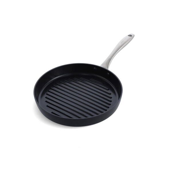 Hart Anodisierte Gesunde Keramische Antihaft-Grillpfanne 28 cm Rund, PFAS-fre