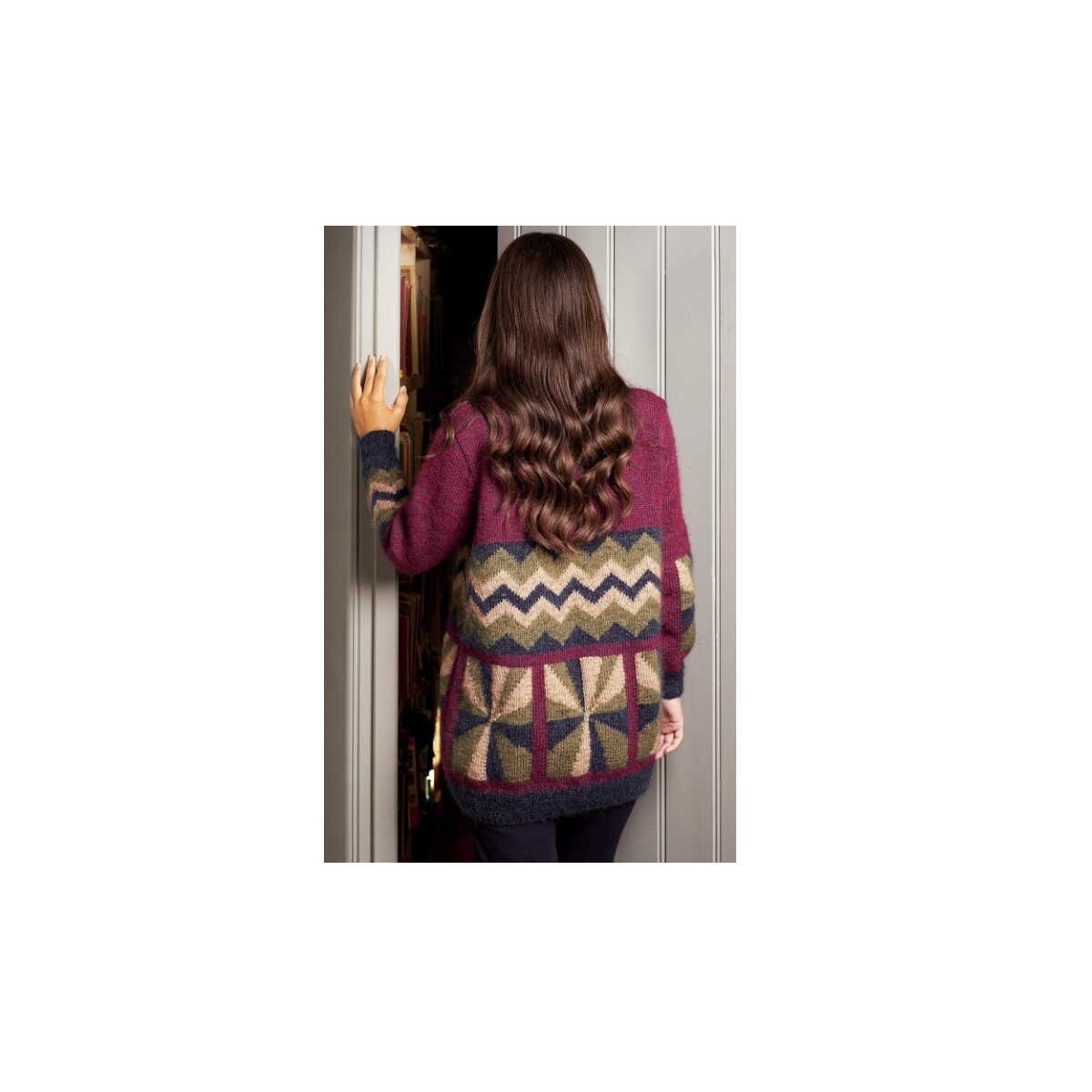 DesignEtte s-2818-501-L/XL-2XL/3XL Sweater Strickset Pondo M