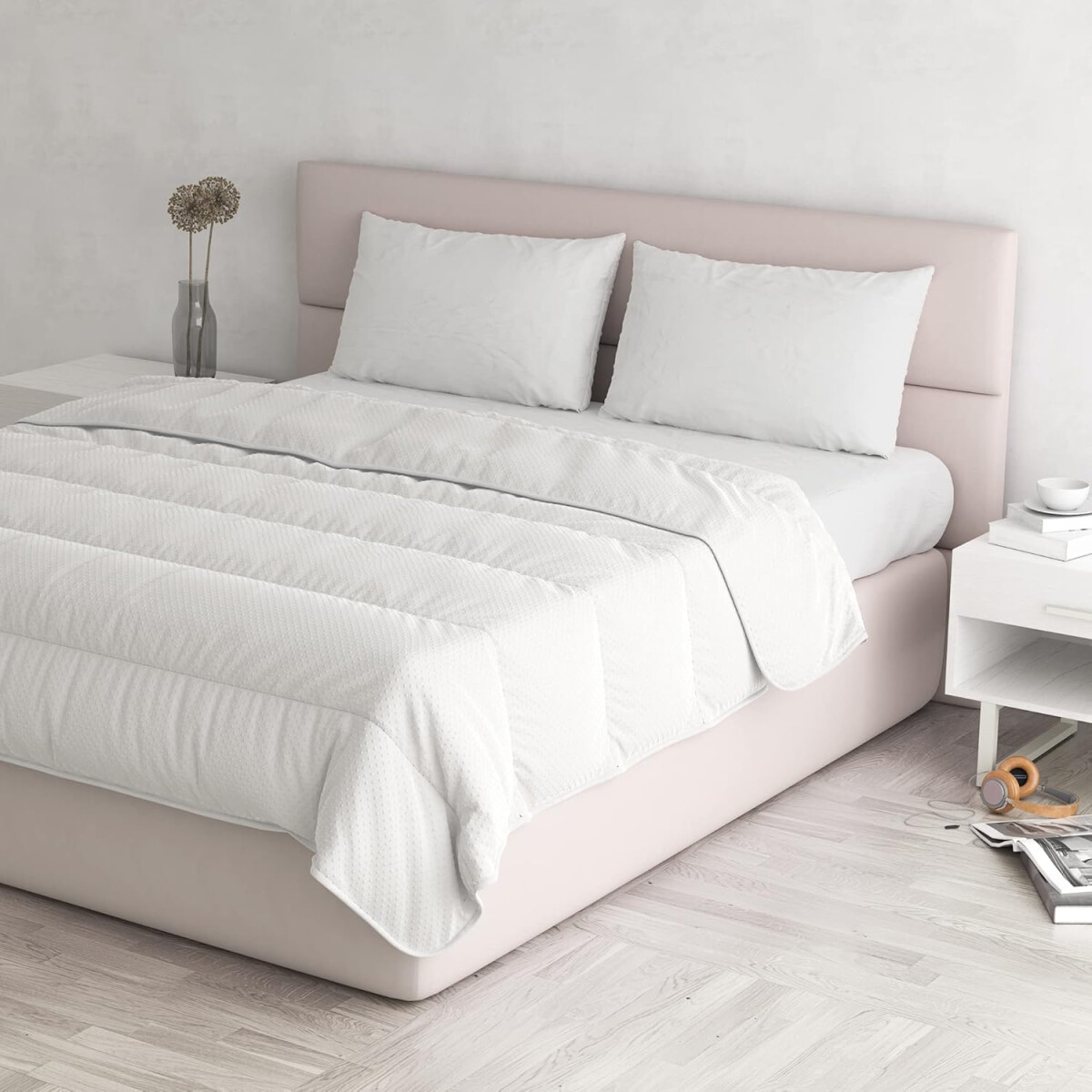 Italian Bed Linen Sommerfederbett AIR3D weiß, 250x200c