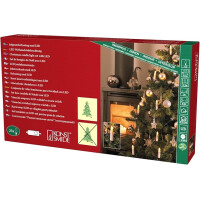 Konstsmide 1004-020 Weihnachtsbaum-Beleuchtung Innen netzbetrieben Anzahl Leuchtmittel 25 LED Warmwe
