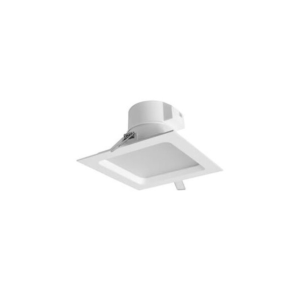 MEGAMAN Siena Einbauleuchte LED Dimmbar Kippbar Quadratisch Weiß 14.5cm