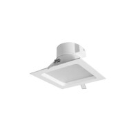 MEGAMAN Siena Einbauleuchte LED Dimmbar Kippbar Quadratisch Weiß 14.5cm