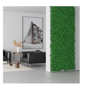 Panel Buxus Intense 0,5x1 m Grün, Synthetische Hecke mit Buchsbaumblättern Gartenwanddekoration