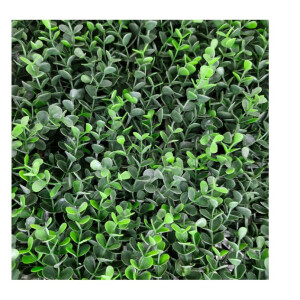 Panel Buxus Intense 0,5x1 m Grün, Synthetische Hecke mit Buchsbaumblättern Gartenwanddekoration