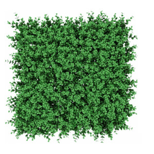 Panel Buxus Intense 0,5x1 m Grün, Synthetische Hecke mit Buchsbaumblättern Gartenwanddekoration