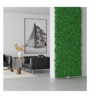Panel Buxus Intense 0,5x1 m Grün, Synthetische Hecke mit Buchsbaumblättern Gartenwanddekoration