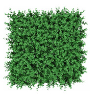 Panel Buxus Intense 0,5x1 m Grün, Synthetische Hecke mit Buchsbaumblättern Gartenwanddekoration